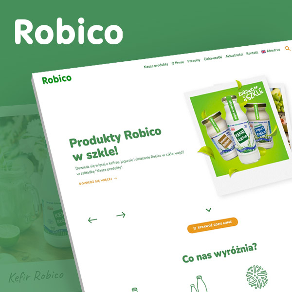 Strona Robico wykonana przez Quality Pixels